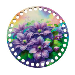 Заготовка для декорирования Love2art ДВ-01 Набор донышек для вязания Глянцевый фанера d 15 см х 0.4 см 2 шт 08 Лошадь фото 10