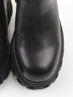 04-PAT148-1Z BLACK Ботинки зимние женские (натуральная кожа, 100% шерсть)