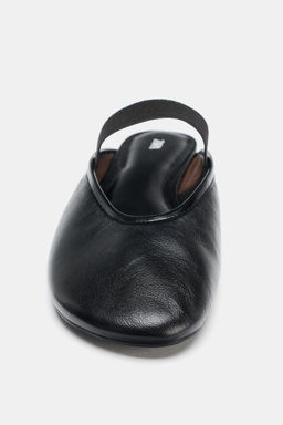 BAILARINA DESTALONADA PIEL / Negro - Zara фото 5