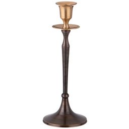 ПОДСВЕЧНИК НА 1 СВЕЧУ. ВЫСОТА=26,5 СМ. ЛАТУНЬ