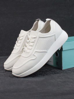 05-PDL195-6-1 LT. BEIGE Кроссовки женские (натуральная кожа) - Фабричный китай фото 16