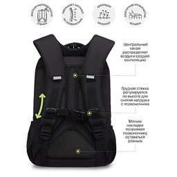 RB-656-1 Рюкзак школьный с обвесом - Grizzly фото 15