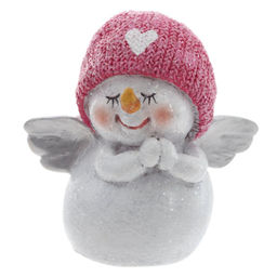 Фигурка декоративная "Снеговик", L6 W3,5 H7 см, 2в.