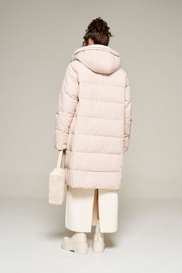 Пальто Beautiful Free 8019 бежевый