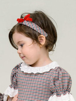 Ободок Забава красный