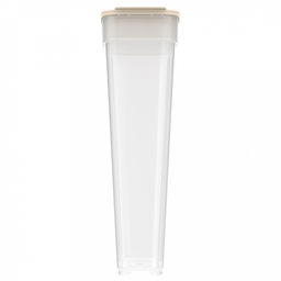 Контейнер для сыпучих продуктов 2,2л, 17х8,5х26,5см, полипропилен, слоновая кость (Россия) - Домашняя мода фото 3