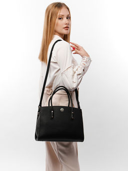 LACCOMA сумка WJ7249-черный эко кожа хлопок фото 9