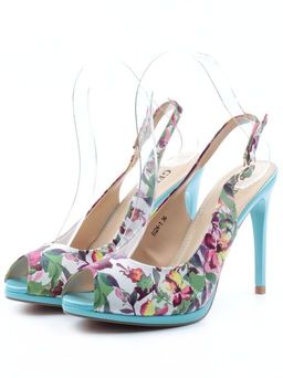 08-EG24-1 MULTI-COLOR Босоножки женские (натуральная кожа)