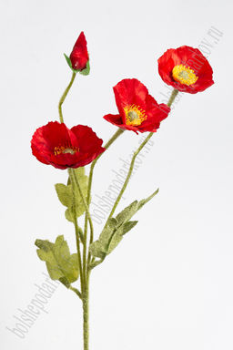 Ветка декоративная Мак SF-3601, в ассортименте - Больше подарков фото 2