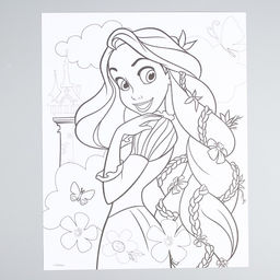 Набор для творчества: фреска песком с блёстками (9 цветов), Рапунцель, Принцессы - Disney фото 3