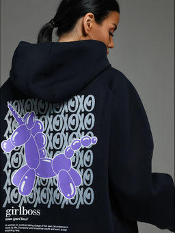 Камелия худи женское (черный собачка) - Lovetex фото 20