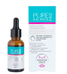 Masstige PURE BALANCE PRO Сыворотка Ампульная для проблемной кожи 30мл