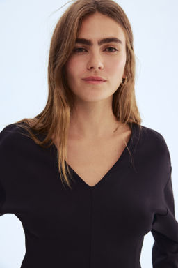 Top entallado efecto neopreno - H&m фото 6