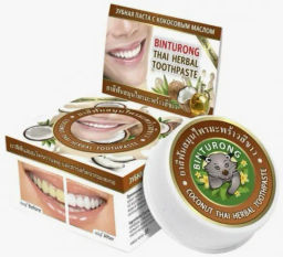 Binturong Зубная паста (33г) с маслом Кокоса Thai Herbal .12