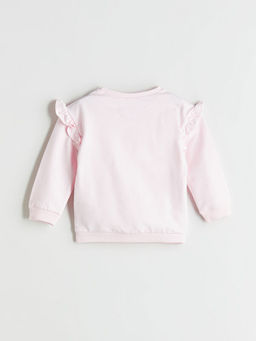 Bisiklet Yaka K?z ?ocuk Sweatshirt