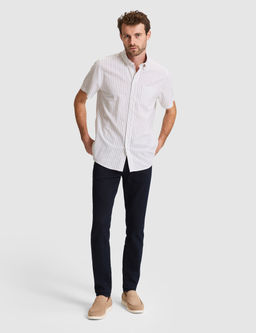 Haki Regular Fit _izgili K_sa Kollu G_mlek