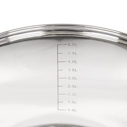 Кастрюля нерж СИЕНА 6,5л со стекл крышкой силикон/ручки Daniks SD-A93-24 (352054)  фото 2