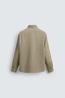 STRIPED FLOWING SHIRT - Zara фото 8