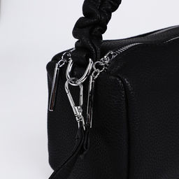 Сумка-багет на молнии, цвет чёрный - Simaland фото 5