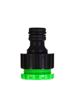 Набор для полива: пистолет-распылитель, коннектор 1/2 (12 мм) - 2 шт., штуцер 1/2-3/4, быстросъёмный, пластик, Greengo  фото 3