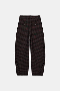 BALLOON TROUSERS WITH BUTTONS ZW COLLECTION - Zara фото 7