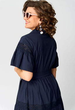 Платье EVA GRANT 7181Е темно-синий