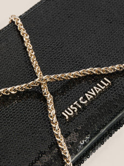 Клатч JUST CAVALLI PARTY CAPSULE PAILLETES Артикул 4450899, черный  фото 2