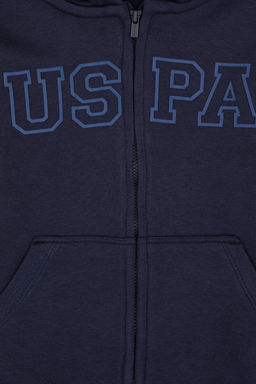 Erkek _ocuk A__k Lacivert Fermuarl_ _rme H_rka - U.s. polo assn фото 6