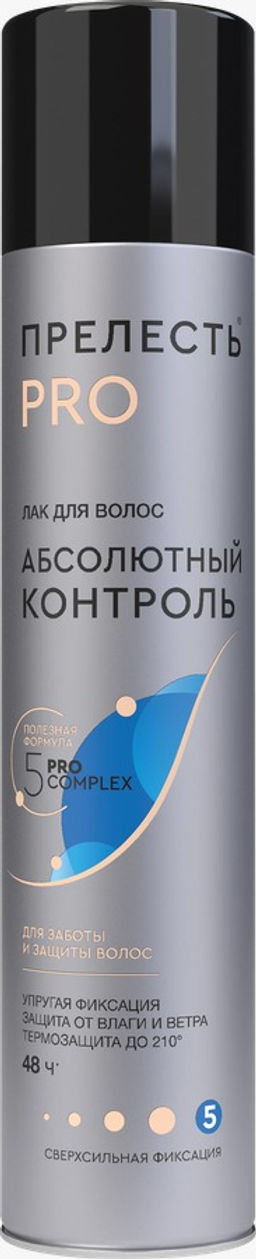 Лак д/в. Прелесть-PRO "Абсолютный контроль". ССФ (225мл).12