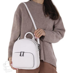 Рюкзак женский 670100 white Velina Fabbiano-Safenta/30 в Новосибирске
