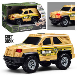 Машина "Военная служба" 1:20 (свет, звук) в коробке