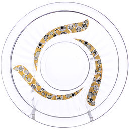 27091 Набор д/чая стекляный 12пр LR с золотом (х6) - Mayer&boch фото 3