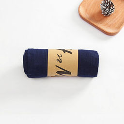 Палантин в тубе 170 х 65 см, цвет темно-синий - Мастерская ПОКРОВ фото 3