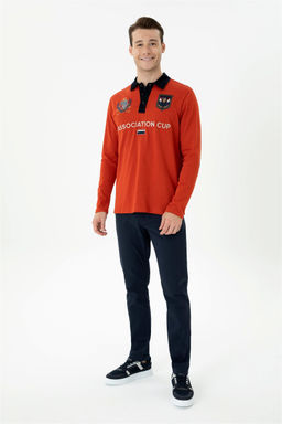 U. S. Polo Assn Мужская толстовка с воротником поло и плиткой - U.s. polo assn фото 11