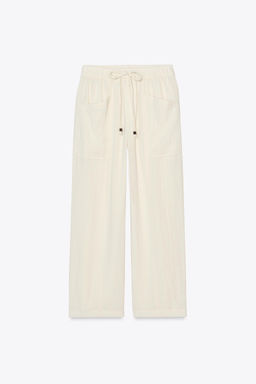 RUSTIC TROUSERS WITH ELASTIC WAIST - Zara фото 5
