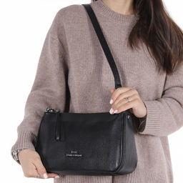 Сумка 1611Y black Polina&Eiterou