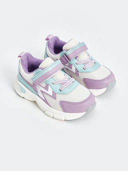 Renk Bloklu K?z Bebek Spor Ayakkab?