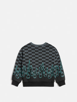 ACOOLA / Джемпер детский для мальчиков Peregrin черный принт  фото 2