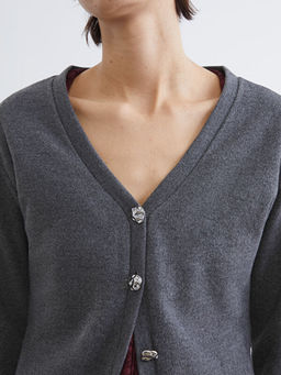 V Yaka Kad?n Triko H?rka