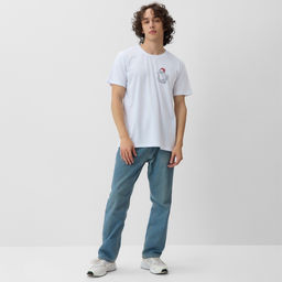 Футболка мужская KAFTAN «Обещание» белый, размер 2XL