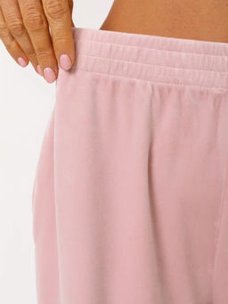 Пижама Кимоно+брюки из велюра OD-836-3 розовый