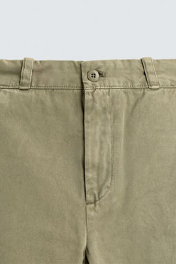 PANTAL?N CHINO WIDE FIT / Verde gris - Zara фото 9