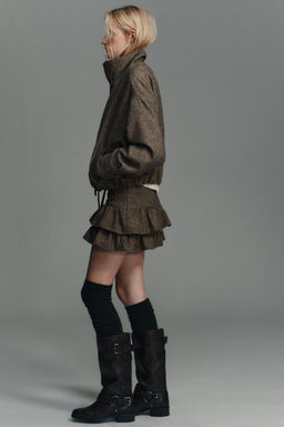 HERRINGBONE WOOL BLEND JACKET - Zara фото 4