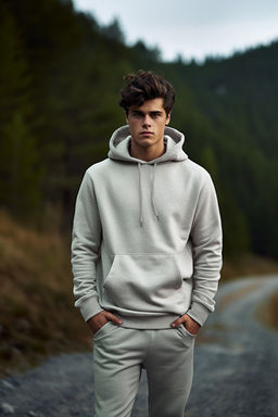 Gri Melanj Regular/Normal Kesim Kap__onlu __i Polar/S_cak Tutan Sweatshirt TMNAW20SW0163 - Trendyolmilla фото 2