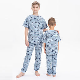 PELICAN, пижама для мальчиков, Голубой