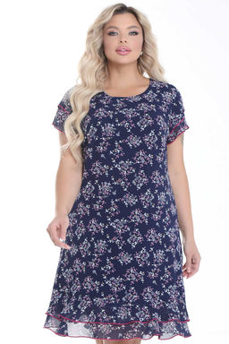 Платье П-2171/20 Цвет:т.синий - Леди агата фото 2