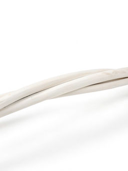 Корзина плетёная для хранения Lata, с ручкой, лоза, белая, набор 2 шт.