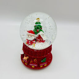 Новогодний декор - Снежный шар 13 см (стекло, свет, музыка) в ассортименте - Ип лебедев о.ю фото 16