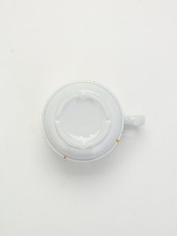 Чайная пара новогодняя С Новым годом! Новогодние игрушки, 220 мл, кружка, блюдце