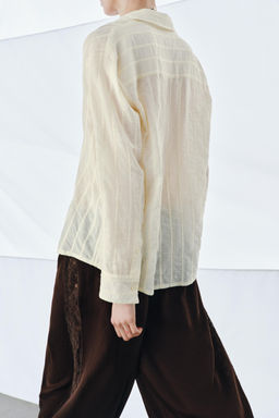 ZW COLLECTION STRIPED SHIRT - Zara фото 13